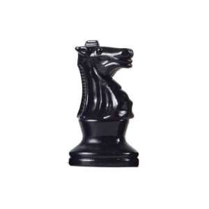  Analysis Replacement Chess Piece   Black Knight 1 5/8 