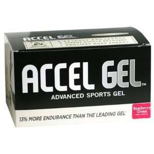   Accel Gel, 24 ct, Raspberry Cream w/ 40 mg. caffeine (Quantity of 2