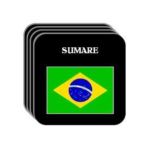  Brazil   SUMARE Set of 4 Mini Mousepad Coasters 