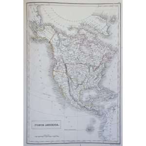  Black Map of North America (1846)