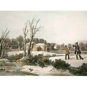 January, Snipe Shooting Etching Turner, Francis Calcraft Hunt 