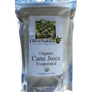 OliveNation Organic Evaporated Cane Juice Sugar 12 Oz