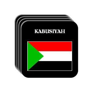  Sudan   KABUSIYAH Set of 4 Mini Mousepad Coasters 