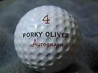 RARE Porkey Oliver Wilson Signature Golf Ball 1950s 196