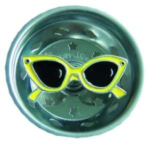   Sunglasses Enamel Novelty Kitchen Sink Strainer