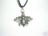 CUTE BUMBLE BEE PEWTER PENDANT 30 NATURE GIRL NECKLACE  