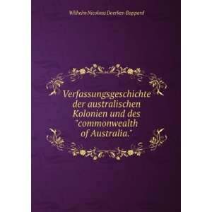   commonwealth of Australia. Wilhelm Nicolaus Doerkes Boppard Books