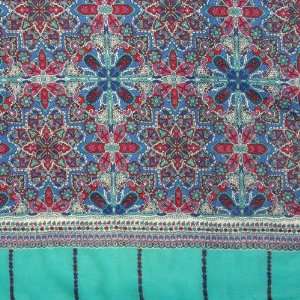  60 Wide Stretch Mesh Charlotte Blue/Turquoise Fabric By 