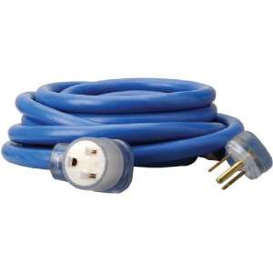  50 8/3 40A STW Blue Welder Extension Cord Lighted End No 