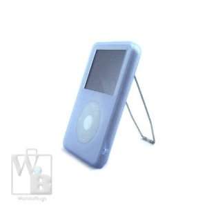 Kroo Apple iPod Video Accessory Skin w/Stand   Light Blue   Clearance 
