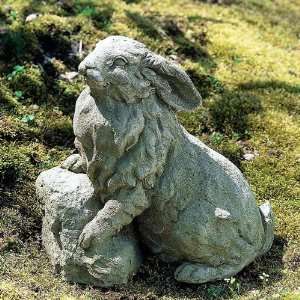  Campania Rabbit on a Rock Garden Statue, Greystone Patio 