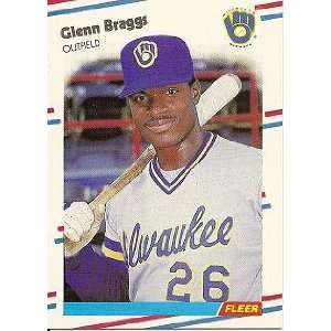 1988 Fleer #157 Glenn Braggs