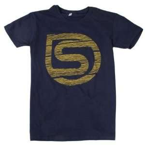  Sputnic Strung Out   Mens T Shirt   Navy Sports 