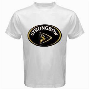 Strongbow Beer Logo New White T Shirt Size  S, M ,L , XL , 2XL , 3XL 