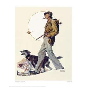  Norman Rockwell   Autumn Stroll Giclee