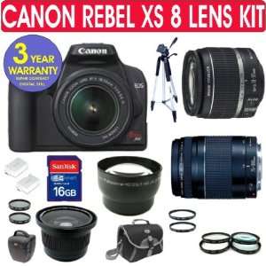  Canon XS Digital Camera + Canon 18 55mm IS Lens + Canon 75 