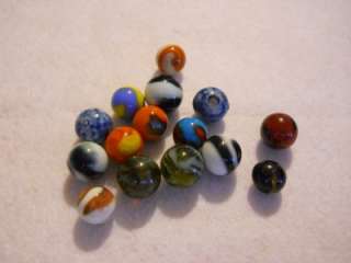 OVER 15 BEAUTIFUL OLD,VINTAGE,ANTIQUE MARBLES SG 856  