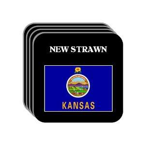  US State Flag   NEW STRAWN, Kansas (KS) Set of 4 Mini 