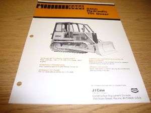 Case 850 C Hydraulic Tilt Dozer Brochure  