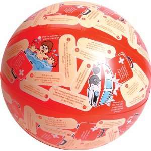 American Educational SR 1440 Vinyl Clever Catch CPR First Aid Ball, 24 