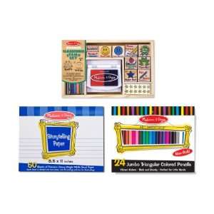   Colored Pencils with Storytelling Pad & Class Toys & Games
