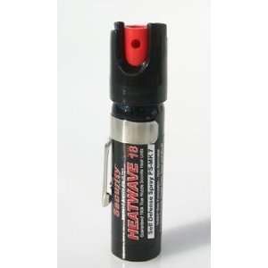  HEATWAVE .75 oz 15% Pepper Spray Canister with Pocket Clip 