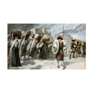   Jacques Tissot   Women Of The Midian Led Captive By The Hebrews Giclee