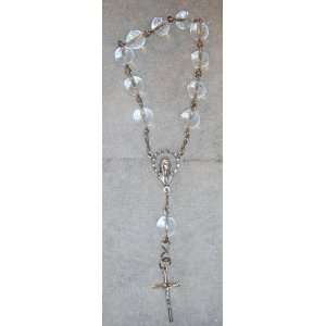  6 5/8 Long Pocket Rosary hand folded .035 SS Wire with 