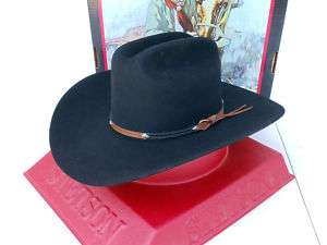 Stetson Cowboy Hat 4X Beaver Fur Felt Grant Black  