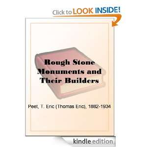  Rough Stone Monuments and Their Builders eBook T. Eric 