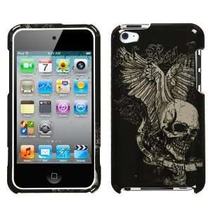   Cover for iPod Touch 4th Generation   Skull/Wings Design Electronics
