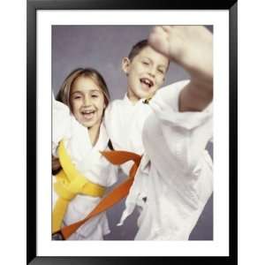  Martial Arts Kids Superstock Photography Collection Framed 