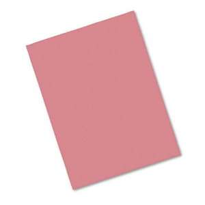   Paper, 76 lb., Groundwood, 9 x 12, Raspberry, 50 Sheets   Pack of 38