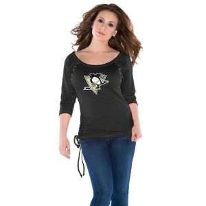  Pittsburgh Penguins Womens Fashion Stitch Team Top   by 