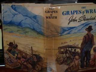 JOHN STEINBECK THE GRAPES OF WRATH FIRST EDITION / PRINTING  