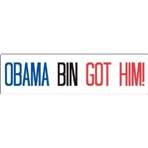  Obama Bin Got Him Automotive