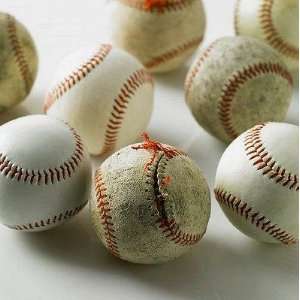   Baseballs Gathered Together   Peel and Stick Wall Decal by Wallmonkeys