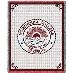  Fine Art Tapestry Morehouse College Seal Throw Rectangle 