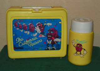 The California Raisins   Thermos Brand Lunch Box  