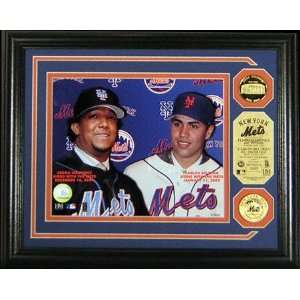  Carlos Beltran and Pedro Martinez New York Mets Photo Mint 