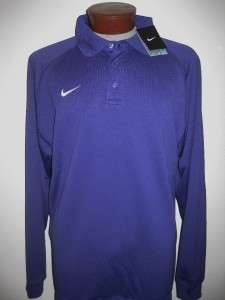 New Nike Mens Dri Fit Stay Cool Long Sleeve Golf Polo Shirt XL $52 