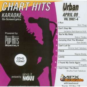  Pop Hits Monthly Urban   April 2009 Karaoke CDG 