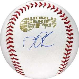  Dustin Pedroia 2007 World Series Baseball Sports 