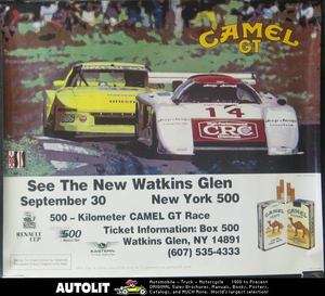 1984 Watkins Glen Camel GT IMSA Race Car Poster  