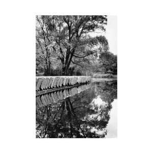  Central Park Lake (III) by Bill Perlmutter. Size 10.55 