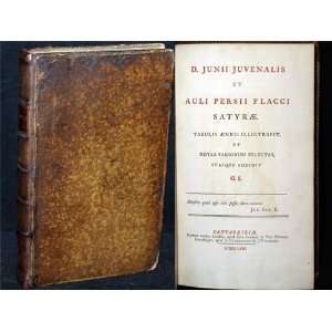  Juvenalis Et Persius   Satyrae N/A Books