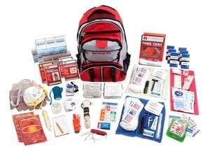 Elite SURVIVAL KIT 2 Person EMERGENCY Food Water First Aid Safety 