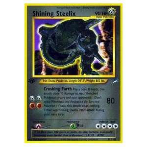 Pokemon   Shining Steelix (112)   Neo Destiny   Holofoil 