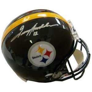  Autographed Terry Bradshaw Helmet   Full Size Rep 12 JSA 