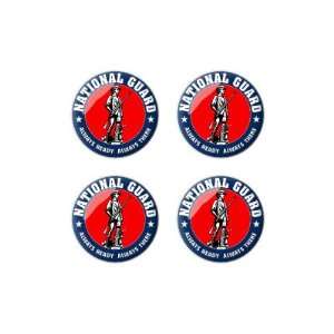 United States Army National Guard   Wheel Center Cap 3D Domed Set of 4 